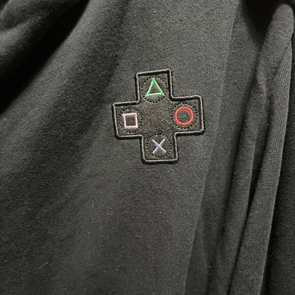 PlayStation Jacket Women's Large Black Symbols Fizz Ladies Angl Rare 2015 - Picture 6 of 15